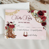 Antwort von Red Burgundy Floral Charro West Quince