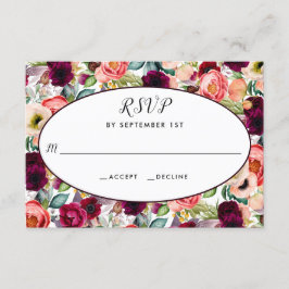 Antwort von Romantic Garden Floral Wedding RSVP