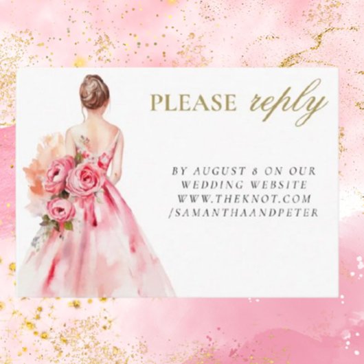 Antwort zum Hochzeitskraut-Brautparty Begleitkarte