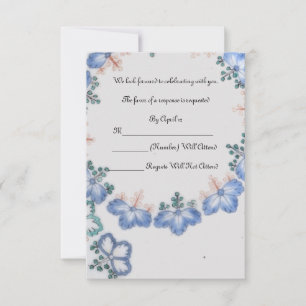 Antworten  Blaue japanische Antiquitäten Imari Hoc RSVP Karte
