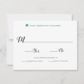 Antwortkarte Ankündigung (Rückseite)