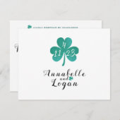 Antwortkarte Ankündigung (Vorne/Hinten)