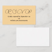 Antwortkarte Begleitkarte (Vorne/Hinten)