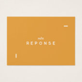 Antwortkarte Colorus - Orange (Vorderseite)