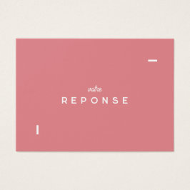 Antwortkarte Colorus - Rose