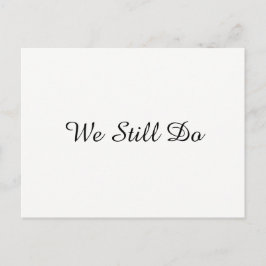 Antwortkarte Einladungspostkarte