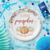 Antwortkarte Fall Little Pumpkin Pappteller (Party)