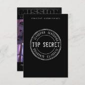 Antwortkarte für den Ringträger Dankeskarte (Vorne/Hinten)