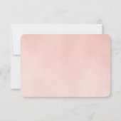 Antwortkarte für die magische blütige Märchenblüte RSVP Karte (Rückseite)