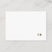 Antwortkarte für die weiße Spitze und die Rose der Begleitkarte (Rückseite)