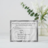 Antwortkarte für Hochzeiten RSVP Karte (Stehend Vorderseite)