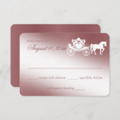 Antwortkarte für Märchentransporte RSVP Karte (Vorne/Hinten)