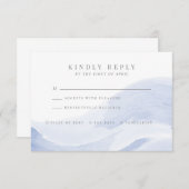 Antwortkarte für Meereswellen RSVP Karte (Vorne/Hinten)