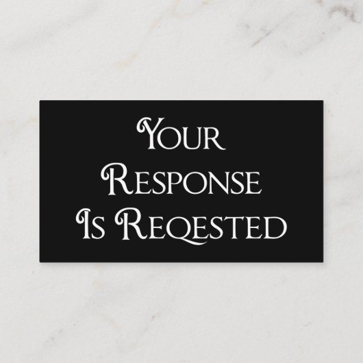 Antwortkarte für Schwarz-weiße UAWG QR-Code beim H Begleitkarte (Rückseite)