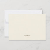 Antwortkarte für Streifen RSVP Karte (Rückseite)