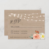 Antwortkarte RSVP Champsera Guinguette (Vorne/Hinten)