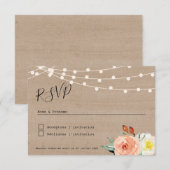 Antwortkarte RSVP Champsera Guinguette Karte (Vorne/Hinten)