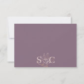 Antwortkarte RSVP Karte (Rückseite)