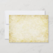 Antwortkarte RSVP Karte (Rückseite)