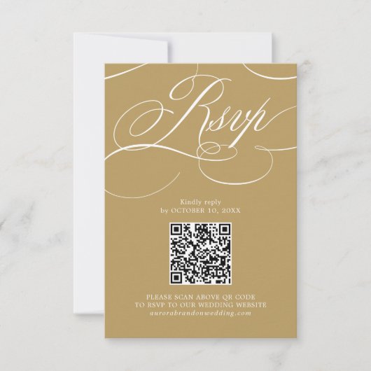 Antwortkarte RSVP Karte (Vorderseite)