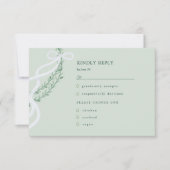 Antwortkarte RSVP Karte (Vorderseite)