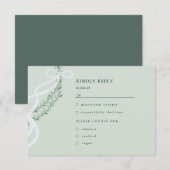 Antwortkarte RSVP Karte (Vorne/Hinten)