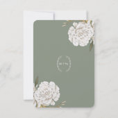 Antwortkarte RSVP Karte (Rückseite)