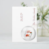 Antwortkarte RSVP Karte (Stehend Vorderseite)