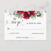 Antwortkarte RSVP Karte (Vorderseite)