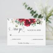 Antwortkarte RSVP Karte (Stehend Vorderseite)