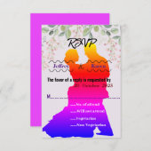 Antwortkarte RSVP Karte (Vorne/Hinten)