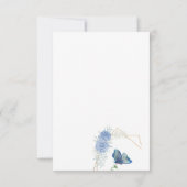 Antwortkarte RSVP Karte (Rückseite)