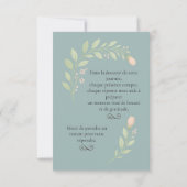 Antwortkarten für Hochzeit RSVP Karte (Rückseite)