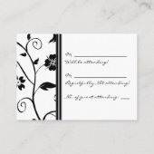 Antwortkarten - Hochzeit Begleitkarte (Rückseite)