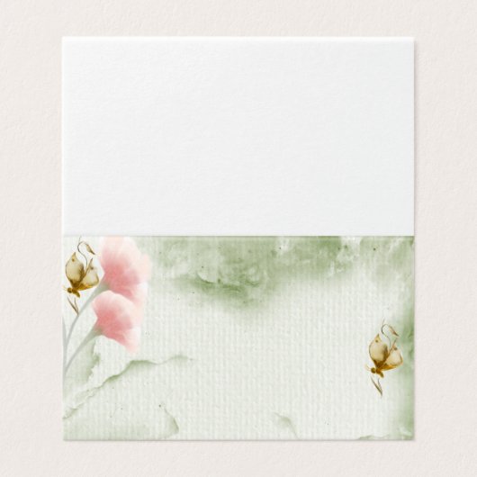 Antwortkarten mit gefalteter Karte (Außenseite Aufgefaltet)