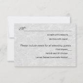 Antwortkarten RSVP Karte (Rückseite)