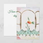 Antwortkarten RSVP Karte (Vorne/Hinten)