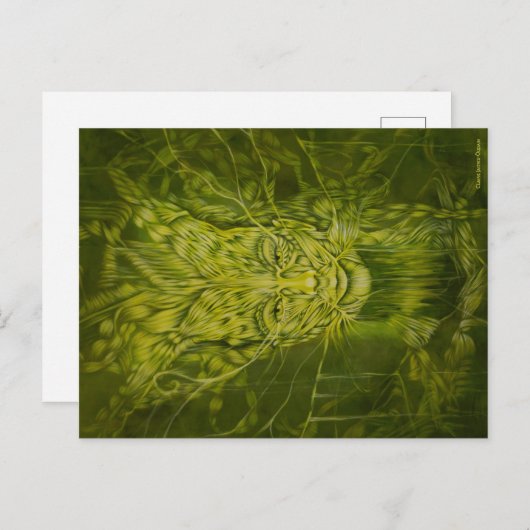 Anu/ Elemental Green Postkarte (Vorne/Hinten)