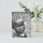 Anuak Kind in Äthiopien Postkarte (Stehend Vorderseite)