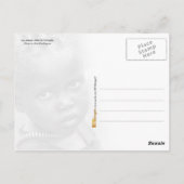 Anuak Kind in Äthiopien Postkarte (Rückseite)