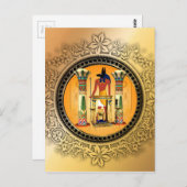 Anubis, Ägypten Postkarte (Vorne/Hinten)