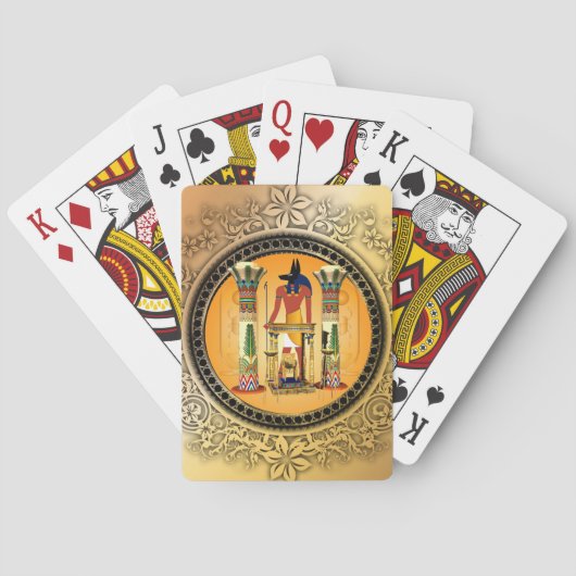 Anubis, Ägypten Spielkarten (Rückseite)