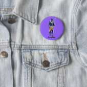 Anubis Ägypter-Gott Button (Beispiel)