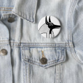 Anubis Ägypter-Gott Button (Beispiel)