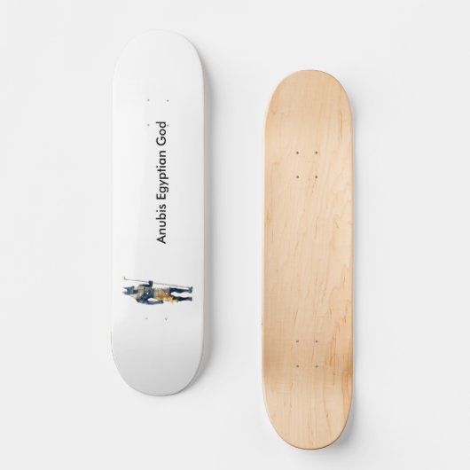 Anubis Ägypter-Gott Skateboard (Vorderseite)