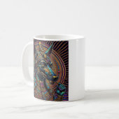 Anubis Ägyptische Kunst Kaffeetasse (Vorderseite Links)