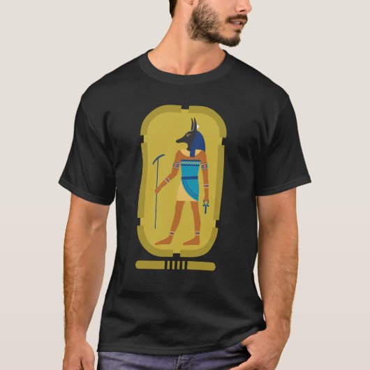 Anubis Ägyptischer Gott der Mumifizierung T - Shir T-Shirt (Vorderseite)