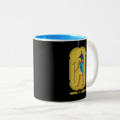 Anubis ägyptischer Gott der Mumifizierung Tasse (VorderseiteRechts)