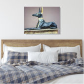 Anubis, ägyptischer Gott der Toten aus der Brust Leinwanddruck (Insitu (Schlafzimmer))