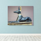 Anubis, ägyptischer Gott der Toten aus der Brust Leinwanddruck (Insitu (Holzboden))